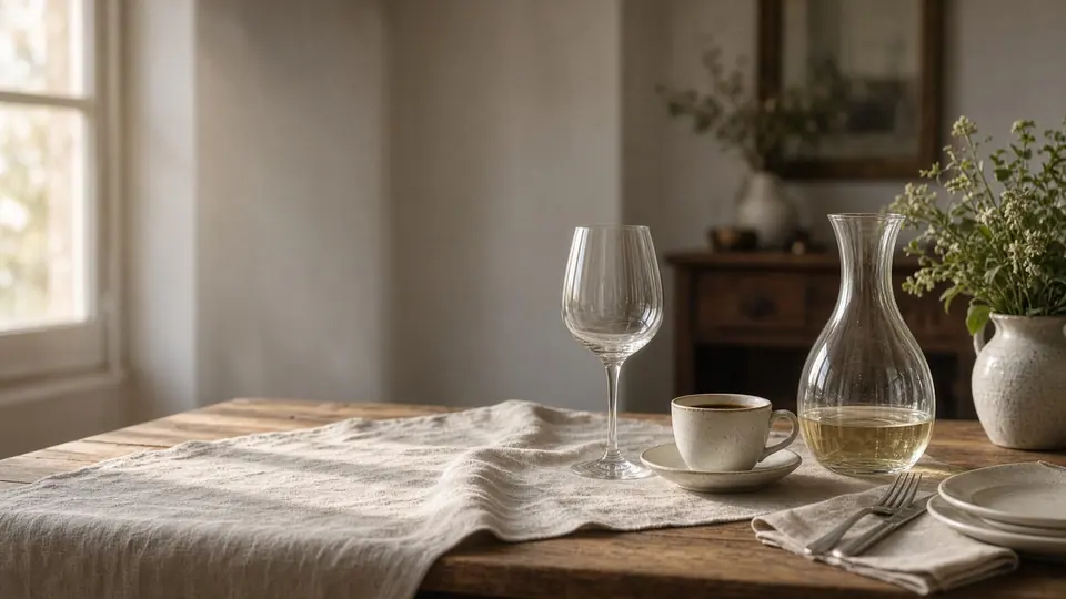 Opened wine is on a clock.